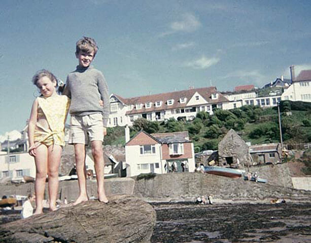 Jonathan Scott-Smith and his sister Joanne around 1967