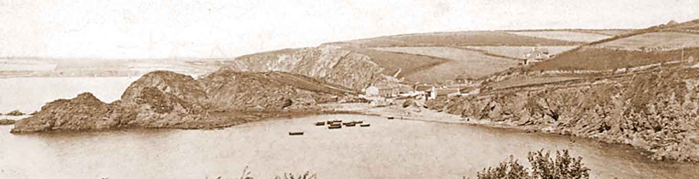 Aerial view of Hope Cove